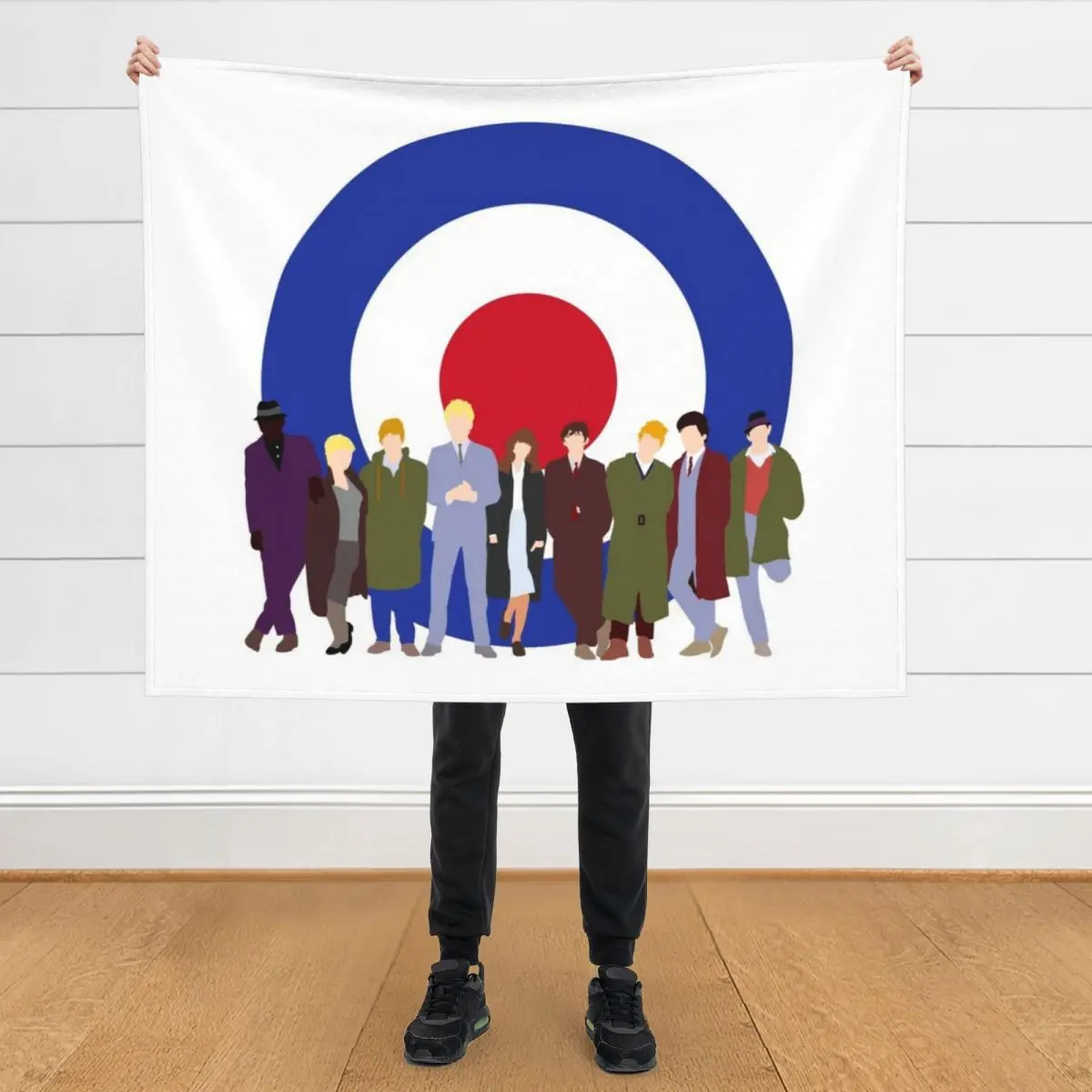 

Quadrophenia mod target Throw Blanket Decorative Sofa Personalized Gift blankets ands Blankets