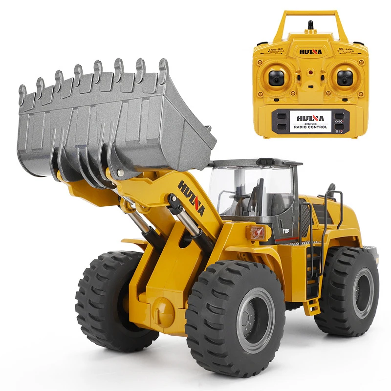 Toys Gifts HUINA 1/14 RTR 1583  RC Remote Control Truck Loader Cars 2.4G Electric Lifting System Lights Sound For Boys - Image 3