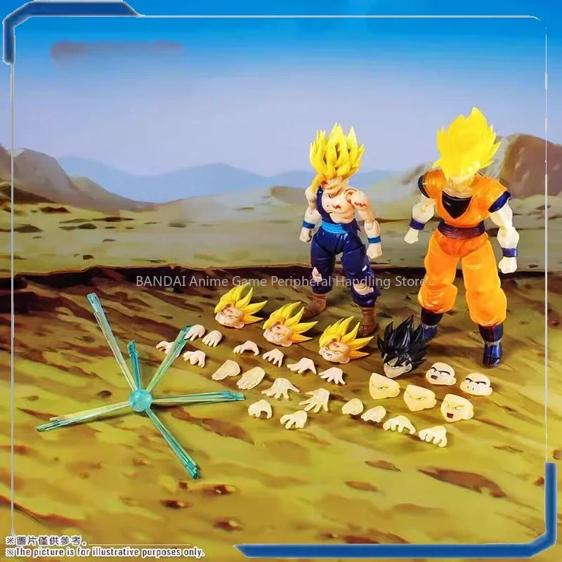 

In Stock Movable Demoniacal Fit S.H.Figuarts Legacy of The Soul of The Father Gohan Goku and Son Duo Set Model Collection Toy