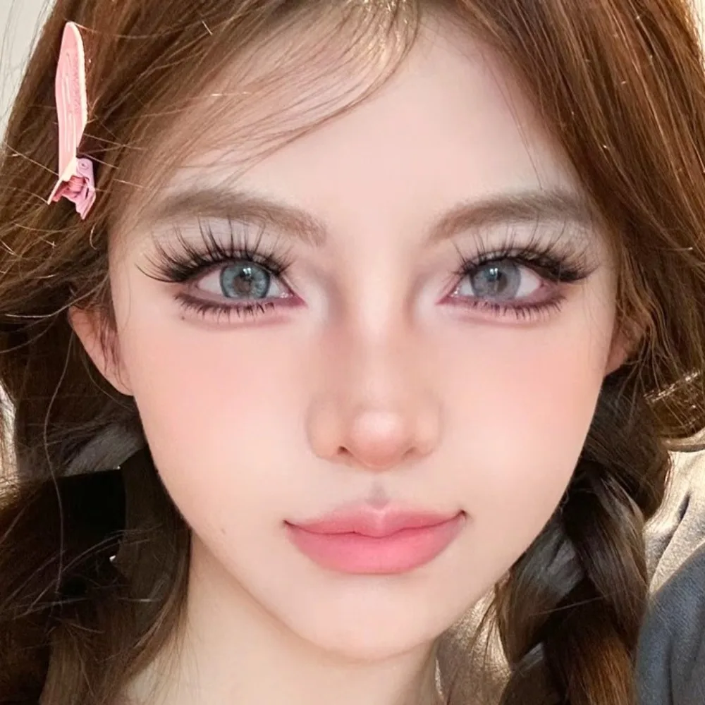 Segmented Glue Free False Eyelashes DIY Crossing Shape Individual Cluster Eyelashes Large Capacity Reusable