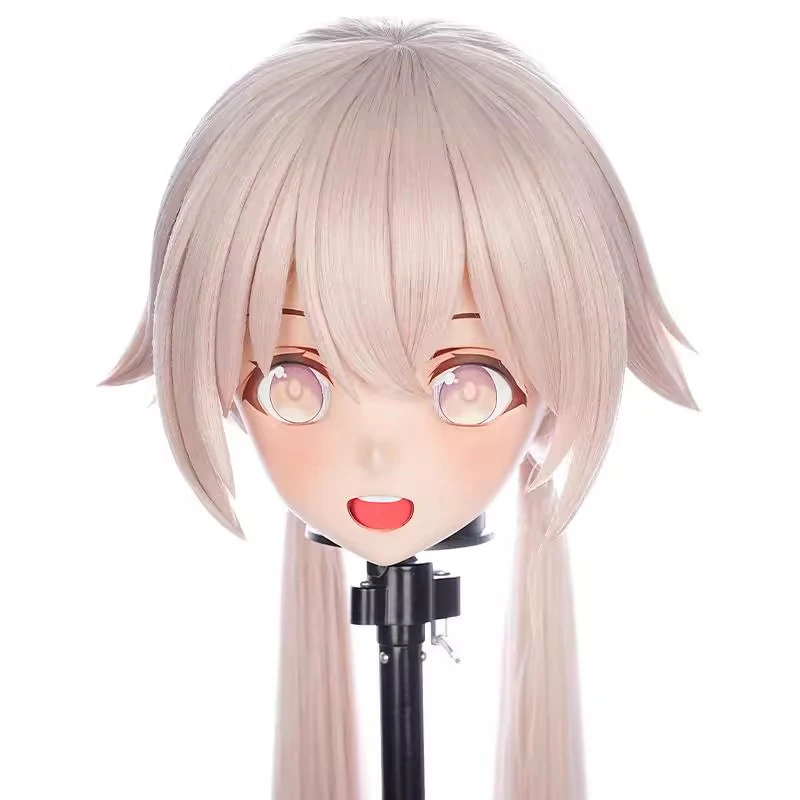 Customize Character Crossdressing Kig Mask Anime figures Cosplay Full Head Mask Japanese Anime Role Play Kigurumi Mask BJD