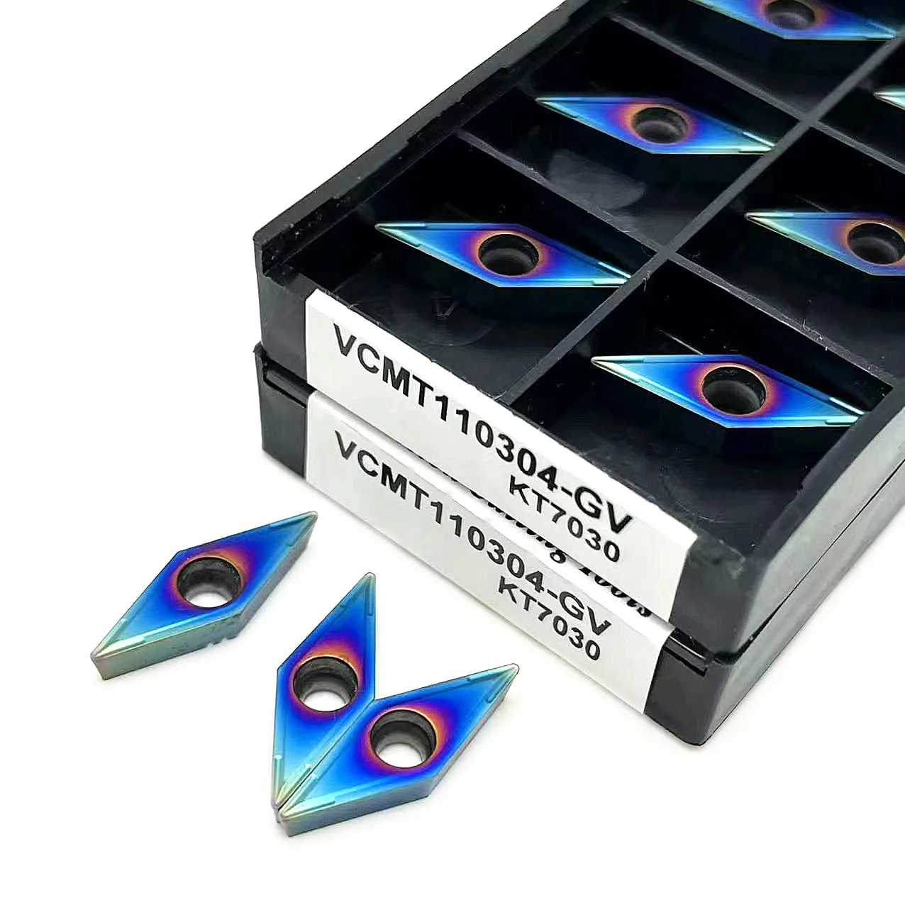 VCMT110304 GV KT7030 высококачественный карбидный фреза токарный инструмент металлический токарный инструмент CNC токарная вставка VCMT11 режущий инструмент