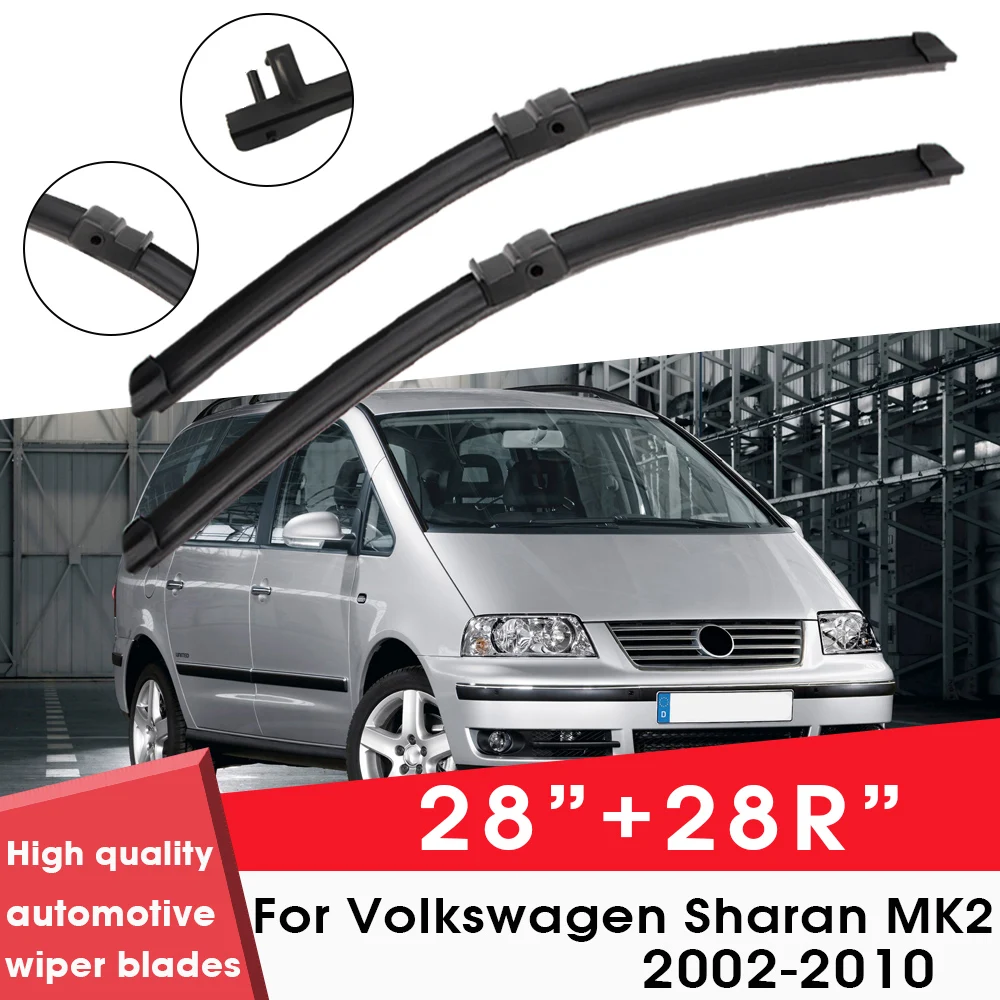 Car Wiper Blades For Volkswagen Sharan MK2 2002-2010 28\