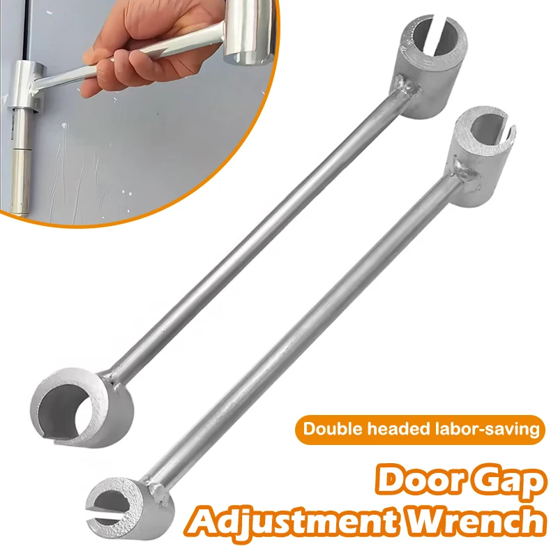 

Double Head Door Hinge Repair Spanner Hinge Gaps Repair Hand Tools Labor-Saving Wrenches For Home Spanners for Round Bolt