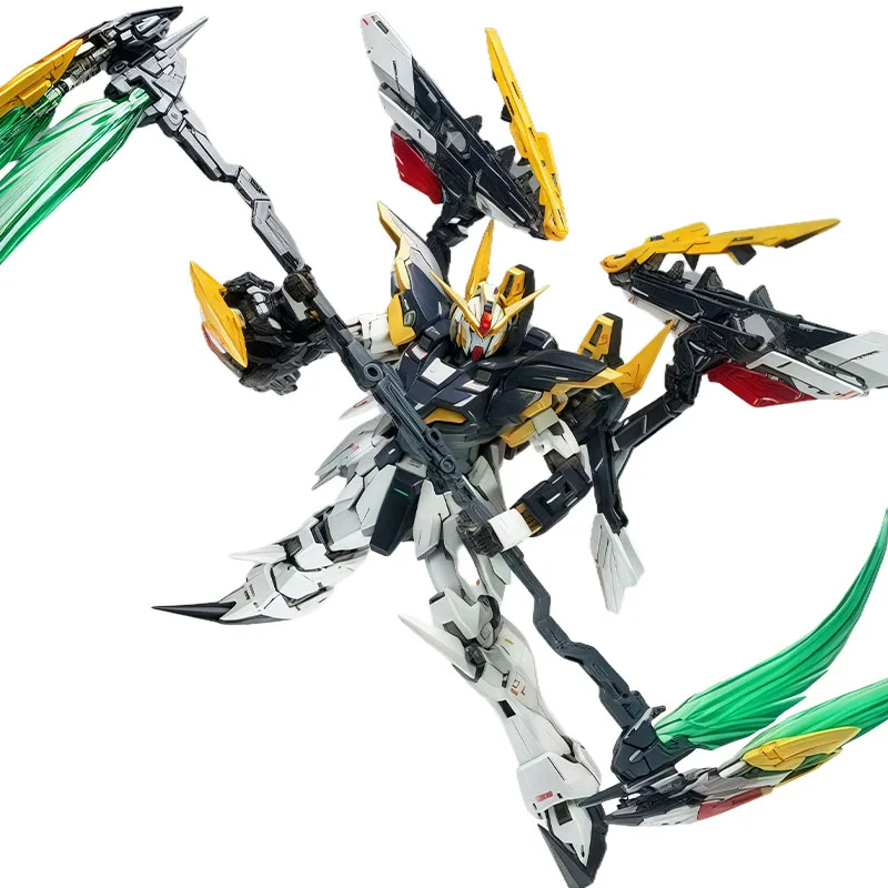 Bandai original gffmc deathscythe gundam frutas morcego equipamento anime figuras de ação brinquedos para meninos presente natal modelo colecionável