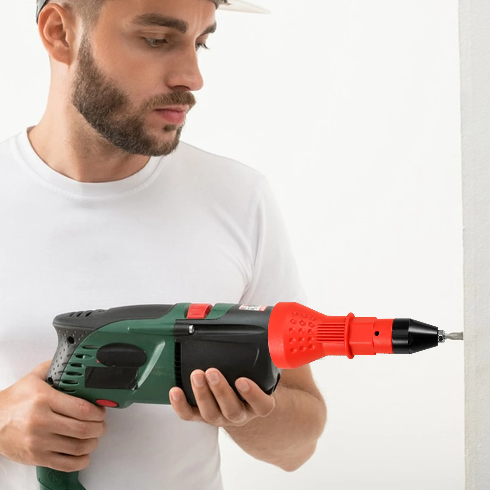 

Electric Rivet Insert Red Riveter Adapter Drill Attachment Precision Design Power Riveter Conversion Connector Versatile