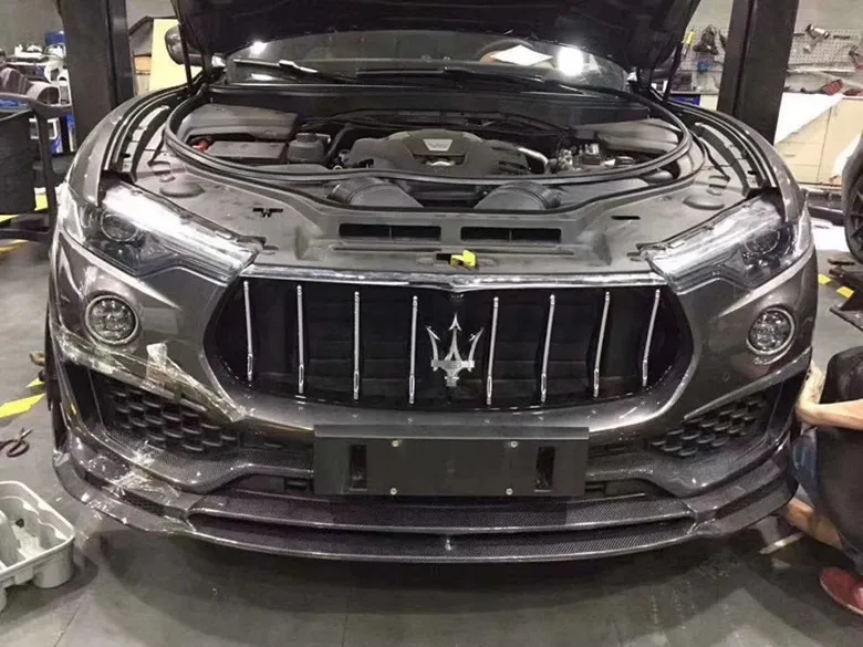 

Used for the Maserati Lavante Upgraded Body Kit High-quality Carbon Fiber M-style Front Lip and Rear Diffuser Body Kit