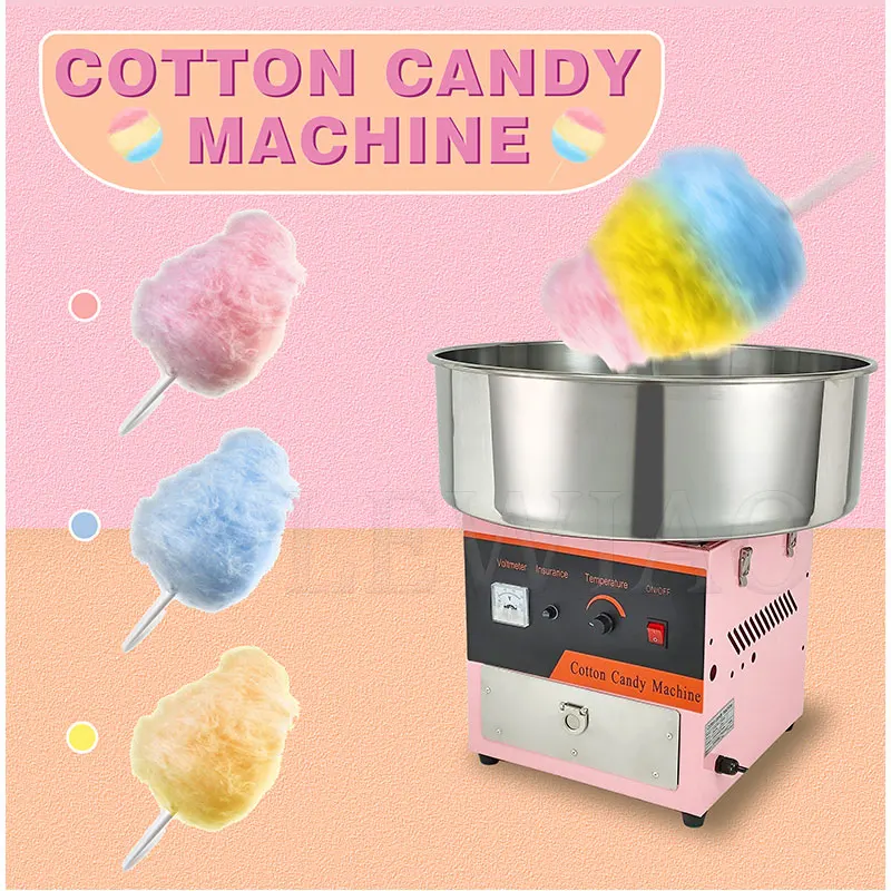 Diy Sweet Marshmallow Machine Electric Cotton Candy Machine Commercial Sugar Candy Floss Maker For Party