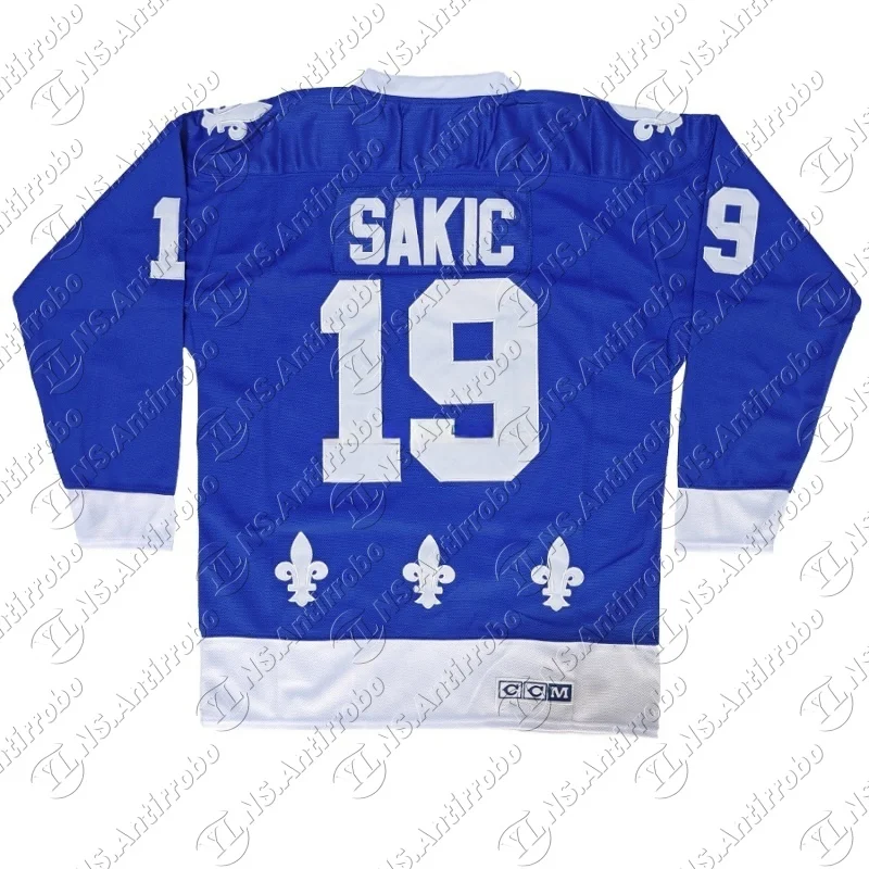 

25-26 Summer 3D Printed Quick Drying American Tampa Bay Retro Ice Hockey Jerseys JOE SAKIC Us Mens Size