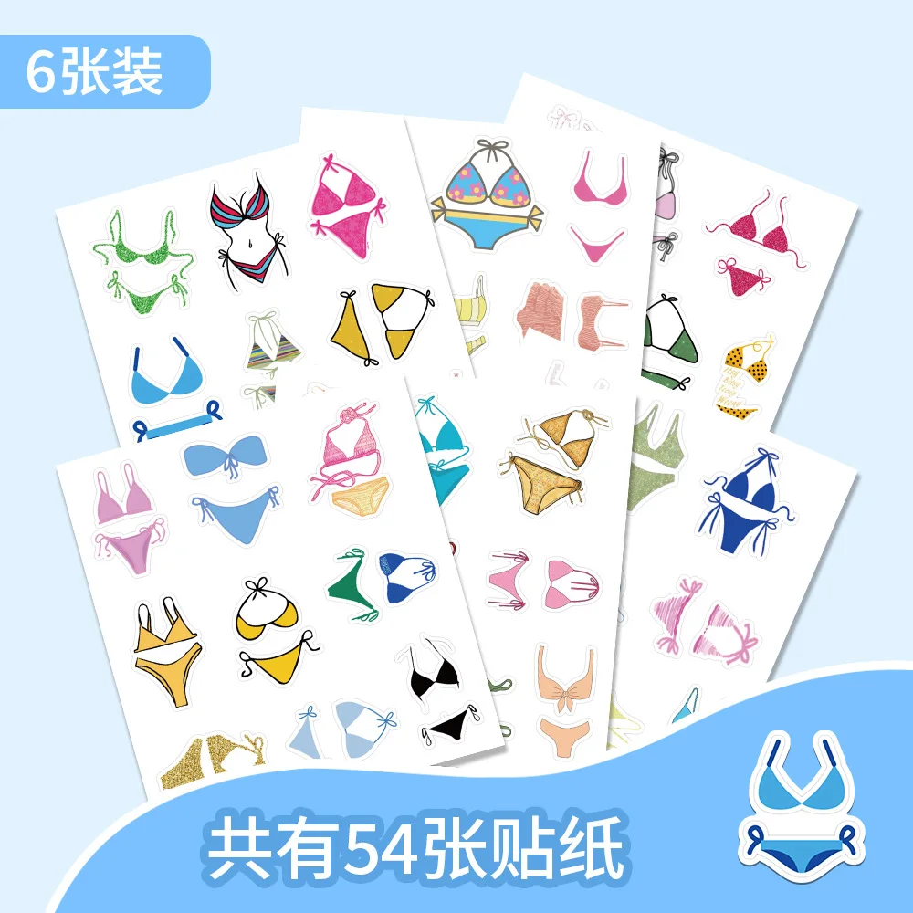 

54PCS Cute Sexy Graffiti Stickers Creative Decoration Mobile Phone Case Water Cup Suitcase Notebook Waterproof Stickers
