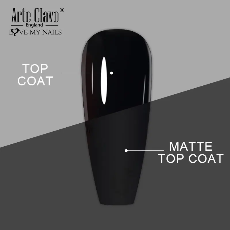 Arte Clavo Top Base Coat Gel Nagellak Functionele Gel Remover Gel Cleanser Voor Nagels Matte Top Coat Nail Art soak Off Gel 15Ml