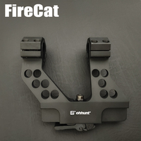 AK Side Rail Scope Mount with Integral 25.4mm 30mm Ring Quick Detach System For AK47 AK74 Black