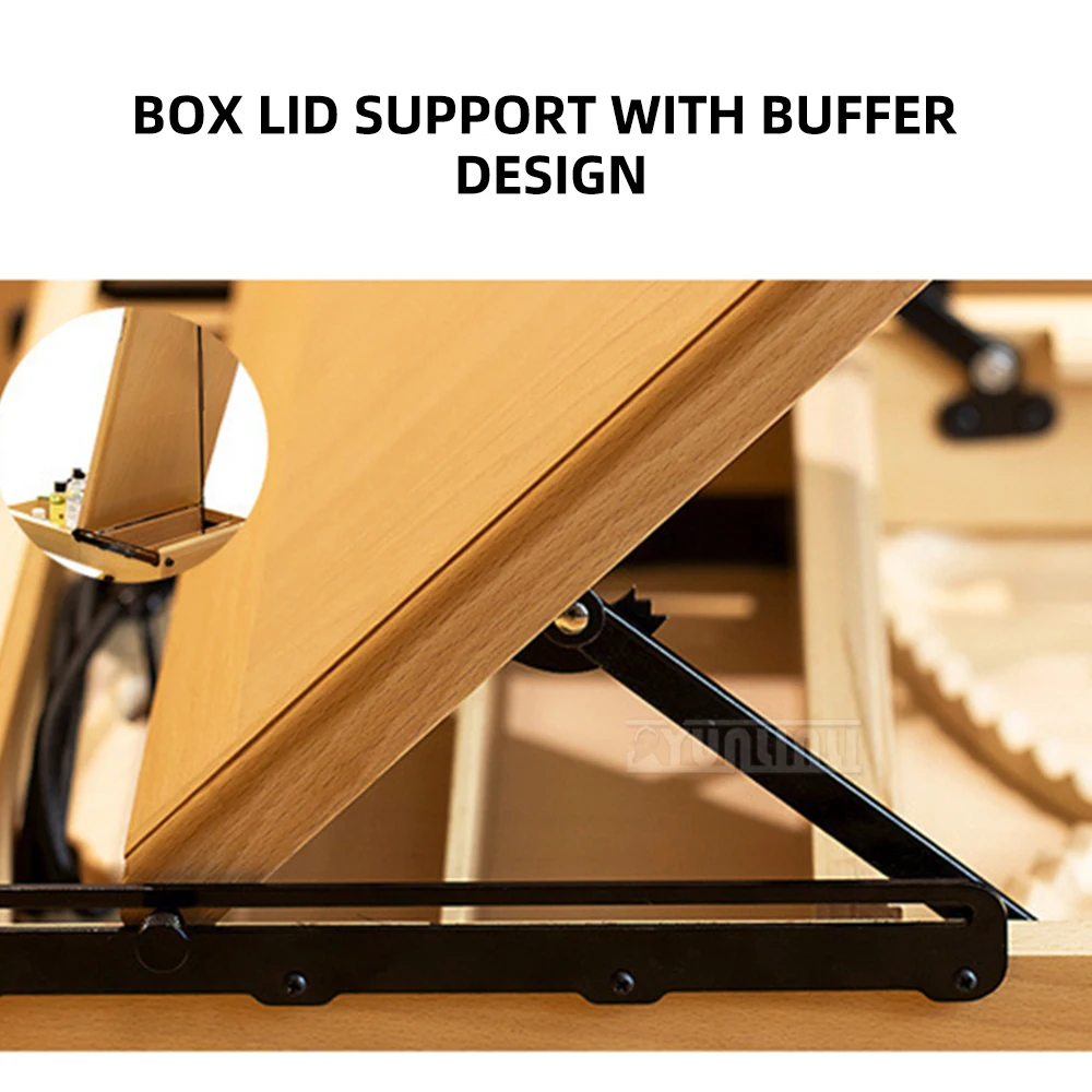 Wood Artist Supplies Box painting box and frame portable folding Art Tool Storage Box Painting Tools beech wood, boxwood
