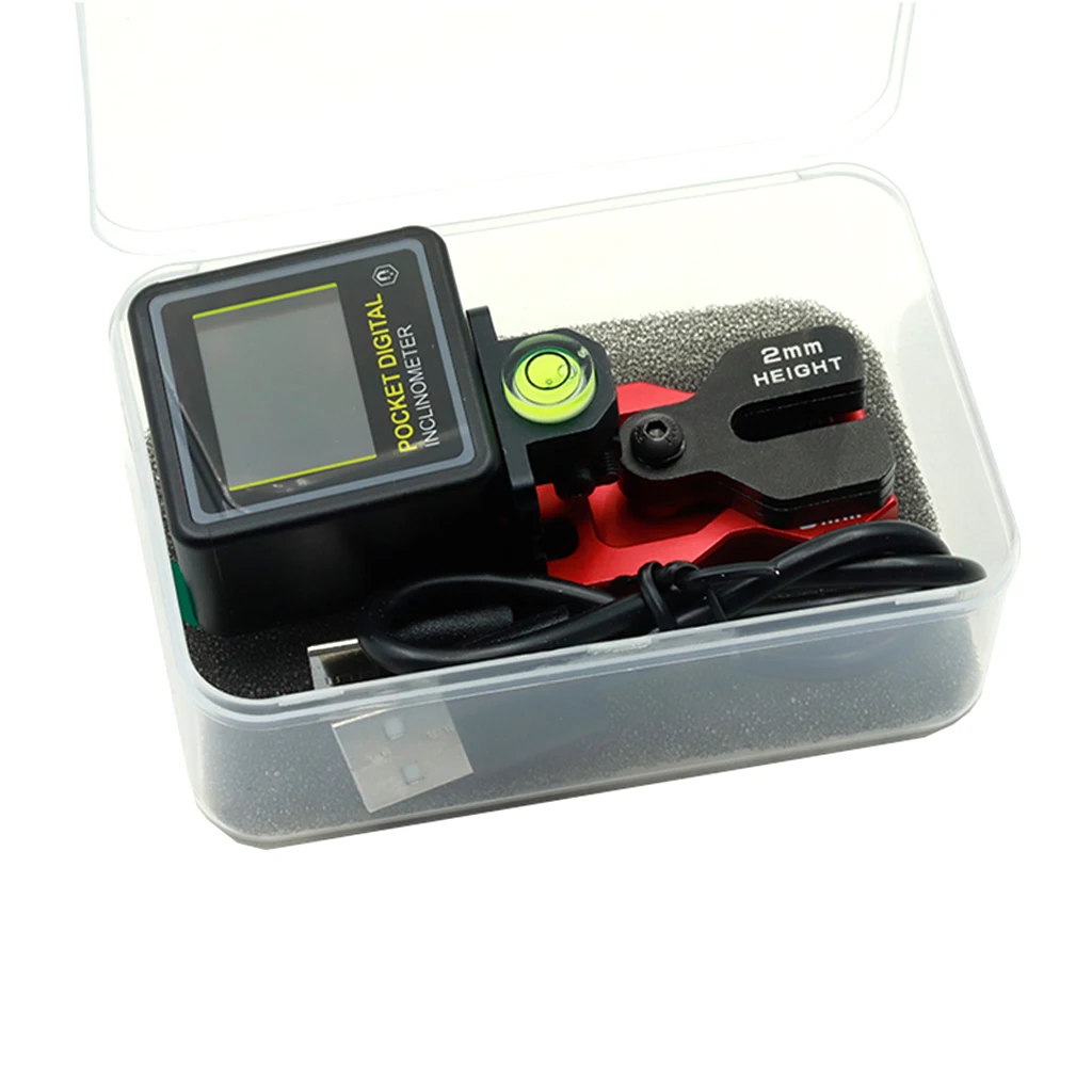STEAM-RC Helikopter Magnetischer LCD-Winkelmesser / Metall-Neigungsmesser für 200-800 RC-Drohnen – Detail 4