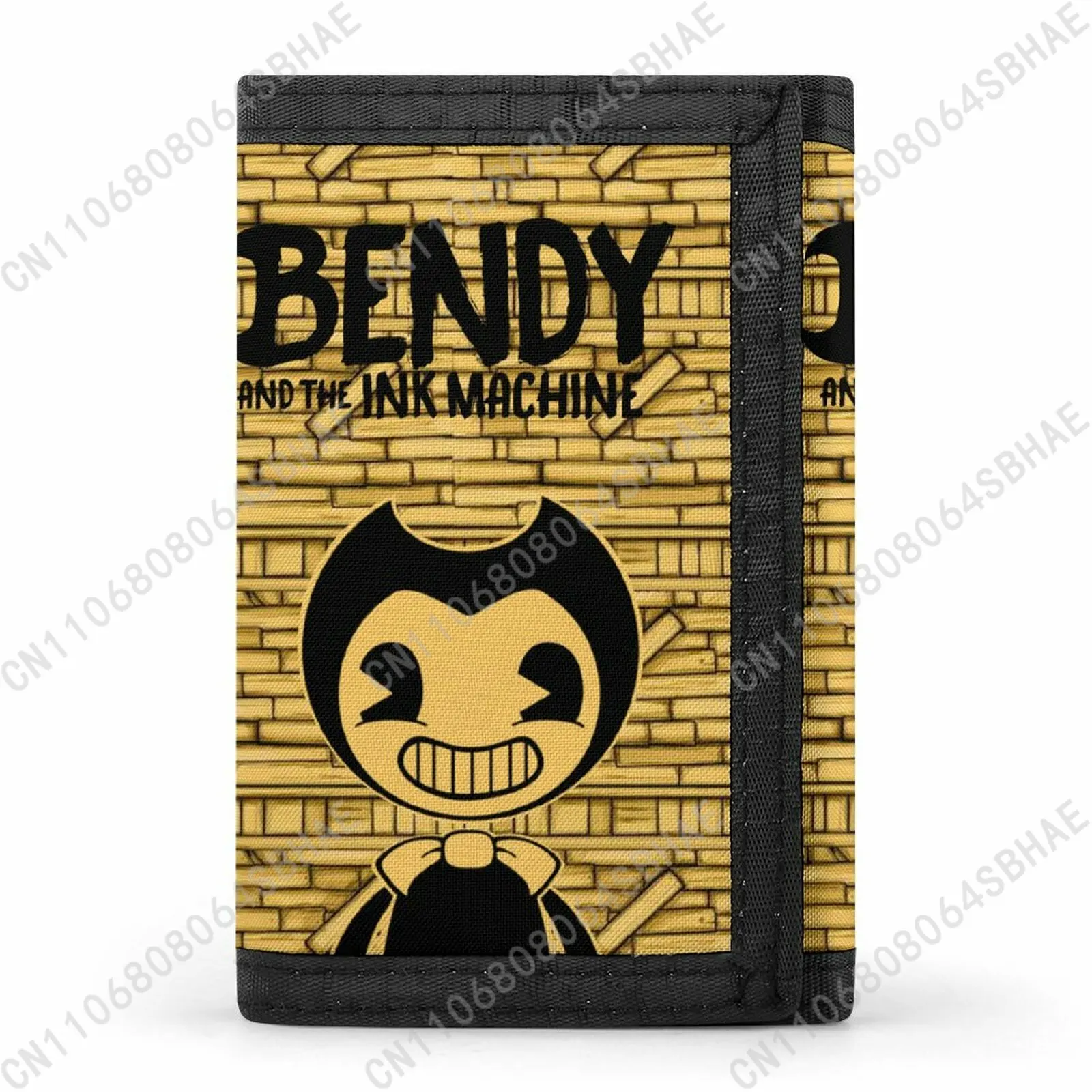 

B-Bendys Trendy Tri Fold T-The I-Inks M-Machine Wallet Teenage Girls Boys Slim 3 Fold Card Personalized Pattern Purse for School