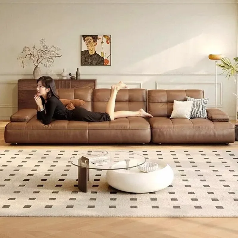 

Nordic Piedmont square combination, cotton and linen fabric sofa