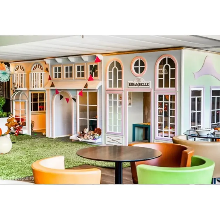 Vroege Educatie Peuter Park Indoor Speeltuin Mini Playhouse Rollenspel Interactieve Games Set Doen Alsof Speelhuis Voor Kinderen