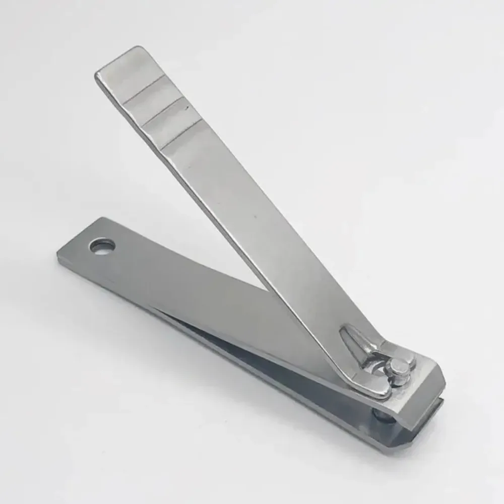 Cortador de Unhas de Aço com Ponta Reta - Ferramenta Essencial para Cuidados com as Unhas em Casa e Salão de Manicure e Pedicure