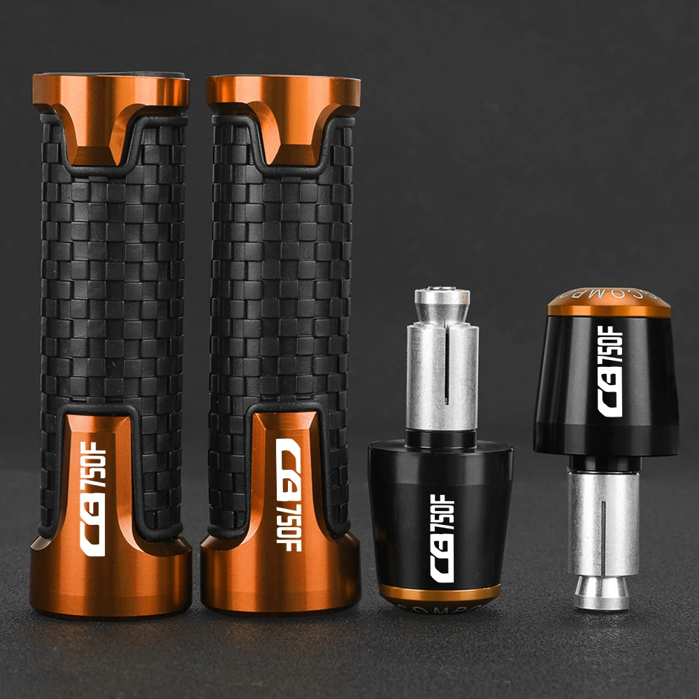 Motorcycle Accessories Handlebar Grips Handle Bar Grip End Cap Plug For Honda CB750F 1992- 1997 1998 1999 2000 2001 2002 2003