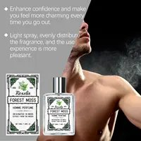 Roxelis 50ml Men's Body Fragrance Fresh Forest Woody Scent Elegant Mild Long Lasting Charming Gentle Fragrance 1