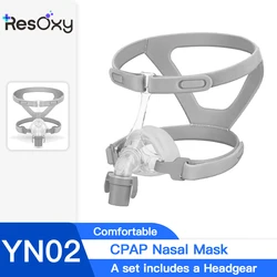 YUWELL Cpap Nasal Mask CPAP Mask With Headgear Silicon Gel Cushions for Sleep Apnea Nasal mask APAP mask Anti Snoring Nasal Mask