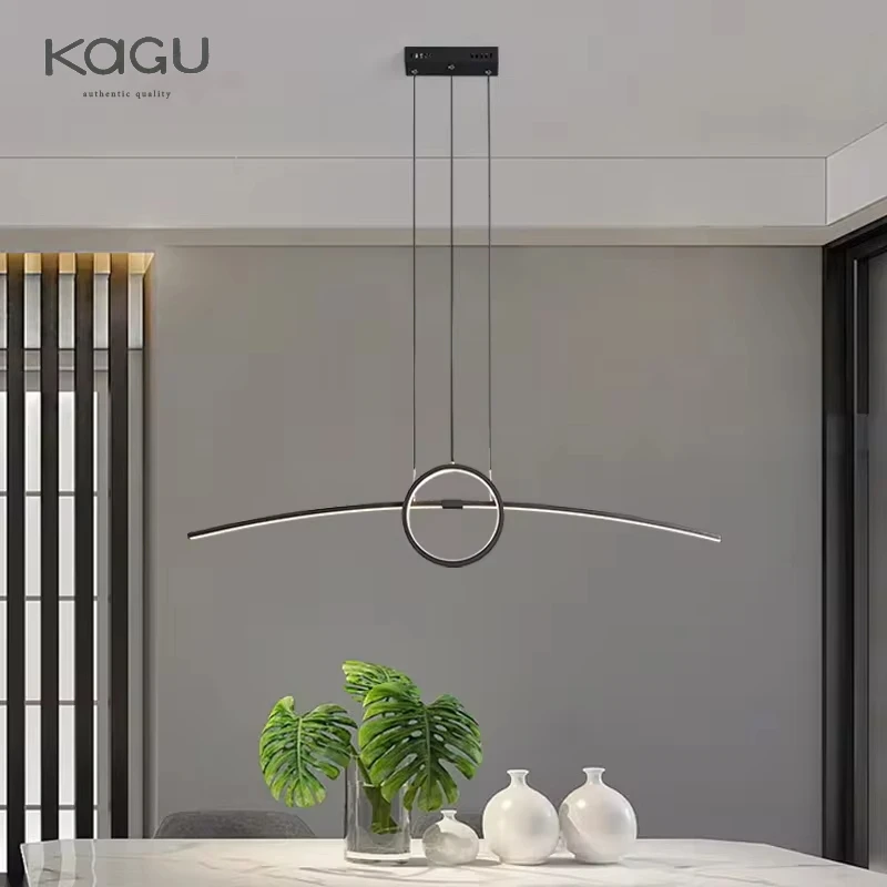 

KAGU Hot Selling Modern LED Ceiling Chandelier Dining Table Dining Chandelier Kitchen Lamp Minimalist Home Decoration Lighting