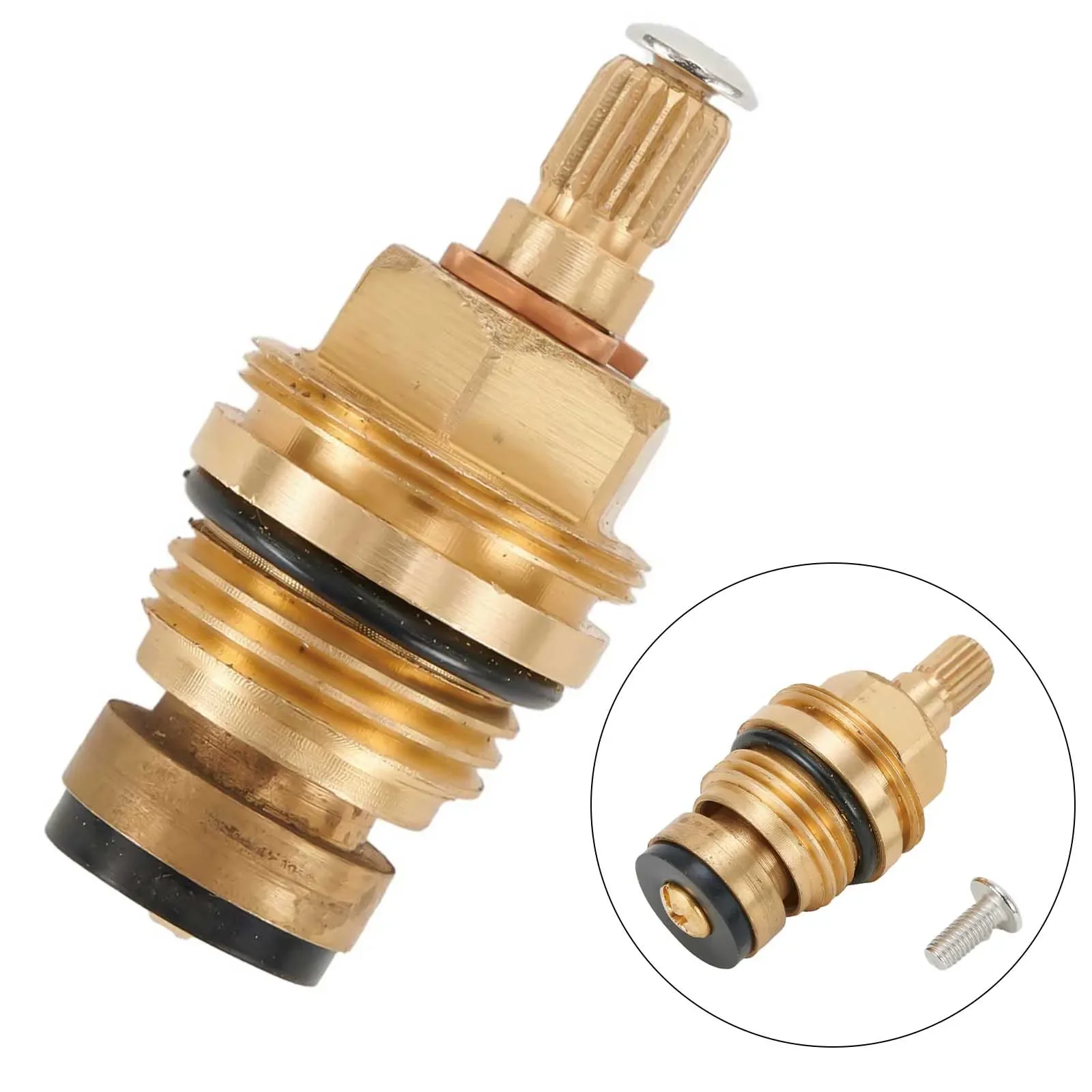 Faucet Repair Parts Spool Single Cold Stable Performance Traditional Standard Copper Copper Spool Faucet Valve