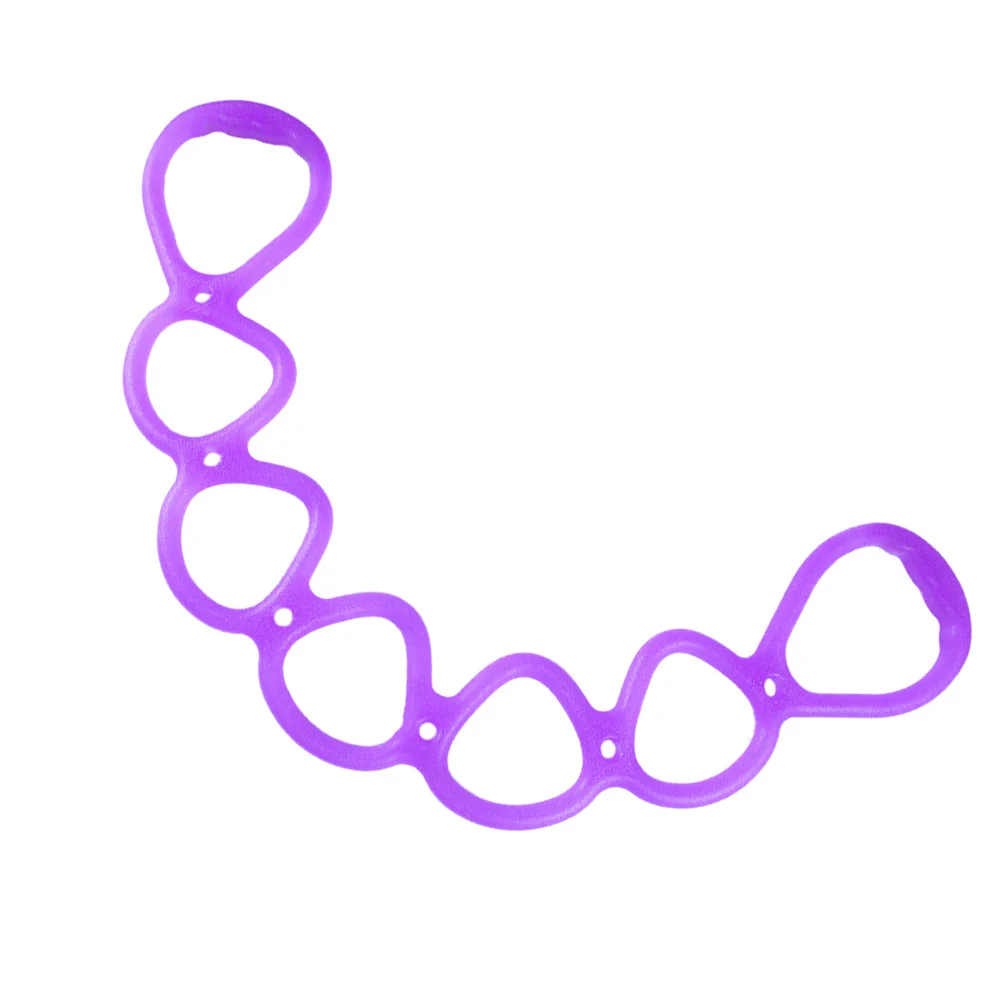 

1pc Strength Training Resistance Band 8 Types Expander Lightweight Durable Yoga Fitness Bands For Women Men Purple