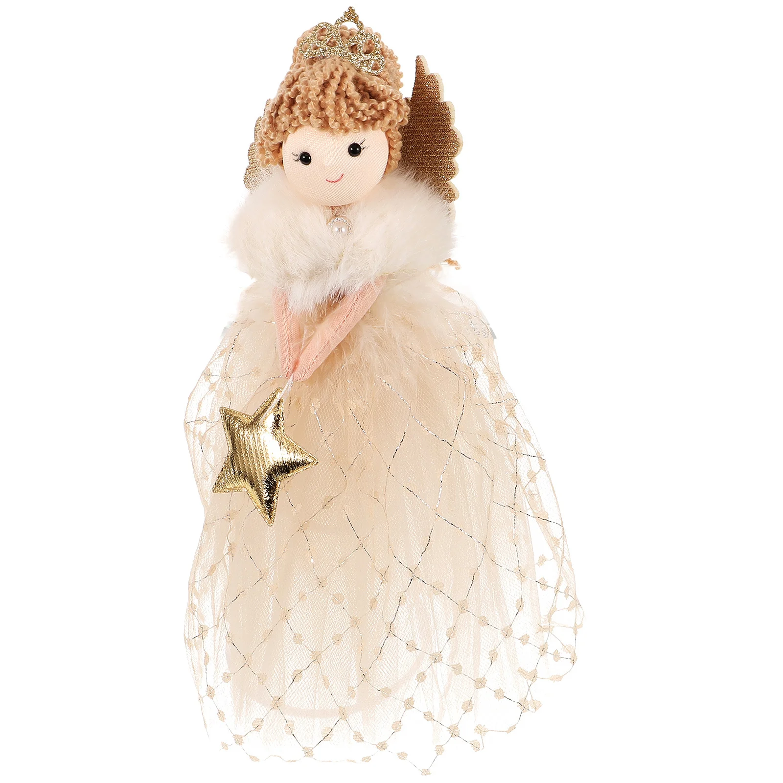 

Angel Christmas Tree Topper Lovely Cartoon Hanging Ornament Christmas Party Decoration Small Angel Statue Home Holiday Decor