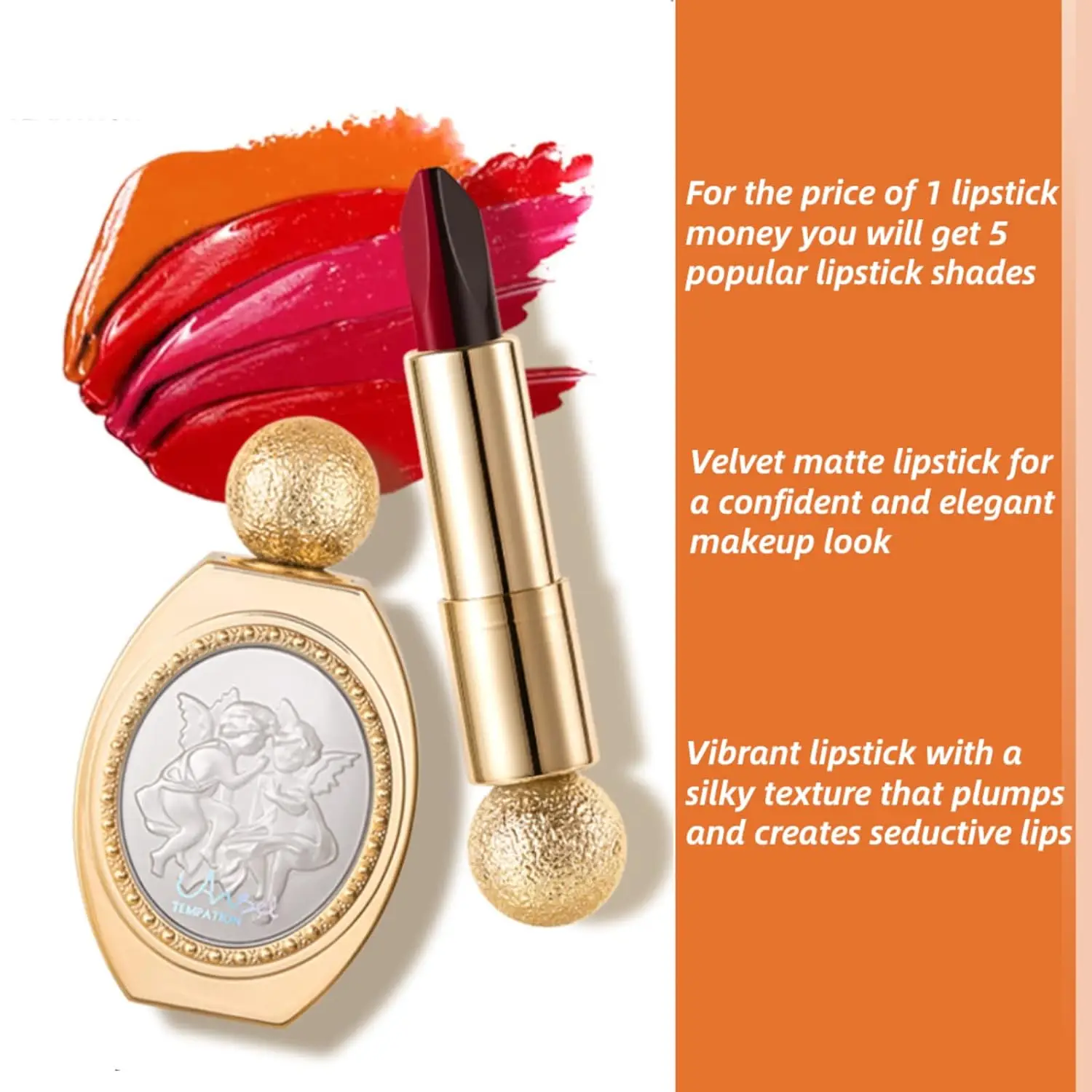 5 Colors In 1 Lipst…