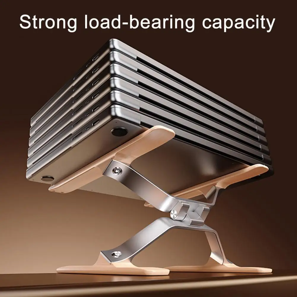 

Foldable Laptop Stand Adjustable Laptop Stand with Hollow Heat Dissipation Design Universal Fit Computer Holder for Comfortable