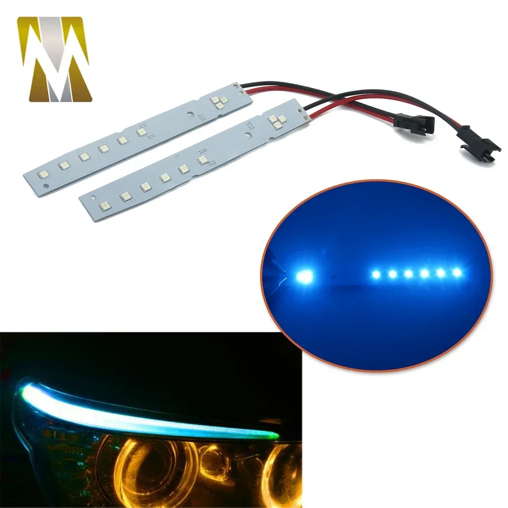 

HID Matching Xenon White Blue Red SMD LED Eyelid Eyebrow Eye Brow Modules For E60 LCI 5 Series 528i 535i 550i M5 2008 2009 2010