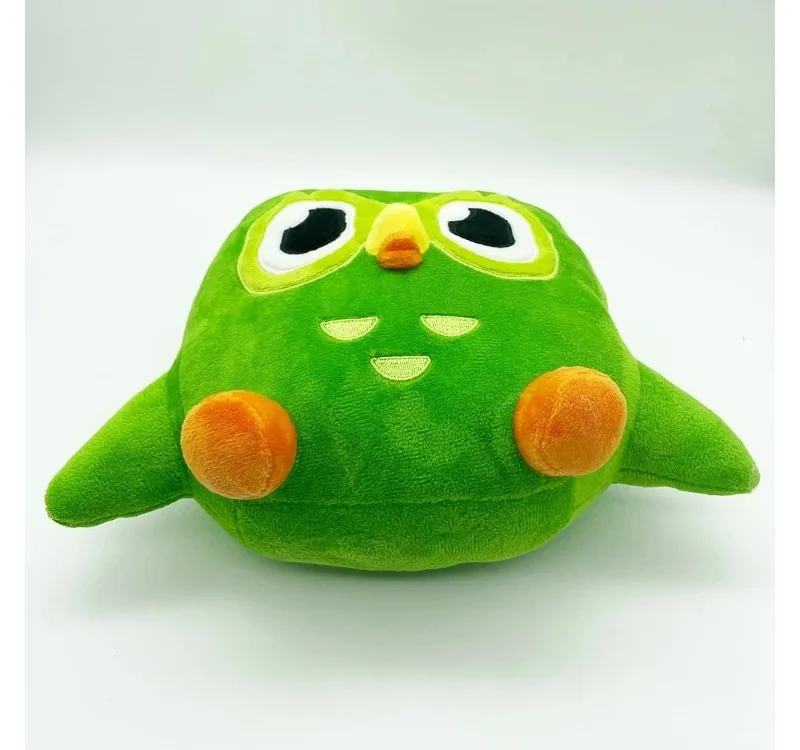 جميل الأخضر الثنائي بلوشي من الثنائي البومة الكرتون أنيمي ألعاب من نسيج مخملي لينة محشوة الحيوان بلوشي دمى الأطفال هدية عيد ميلاد