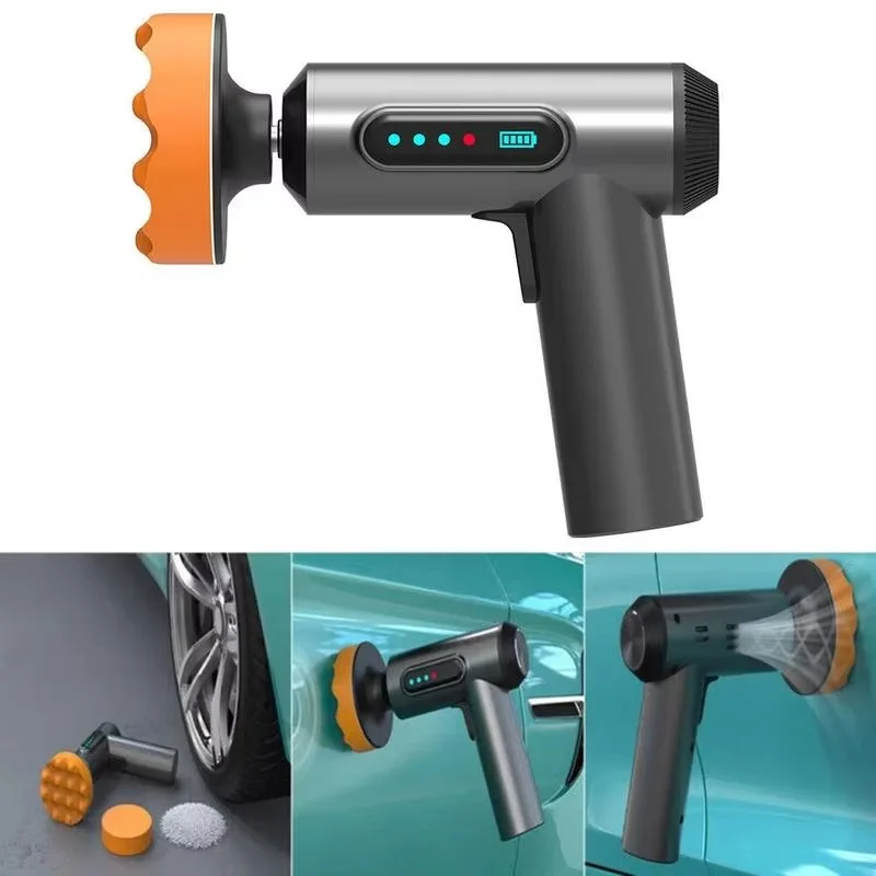 4000mAh Rechargeable Electric Wireless Car Polisher Portable Auto Waxing and Glass Scratches Repair Tool