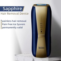 Bosidin Laser Hair Removal Machine (Unisex) Automatic IPL Ice Cooling Hair Removal Machine Infinite Flash 3 in 1 for Home Use