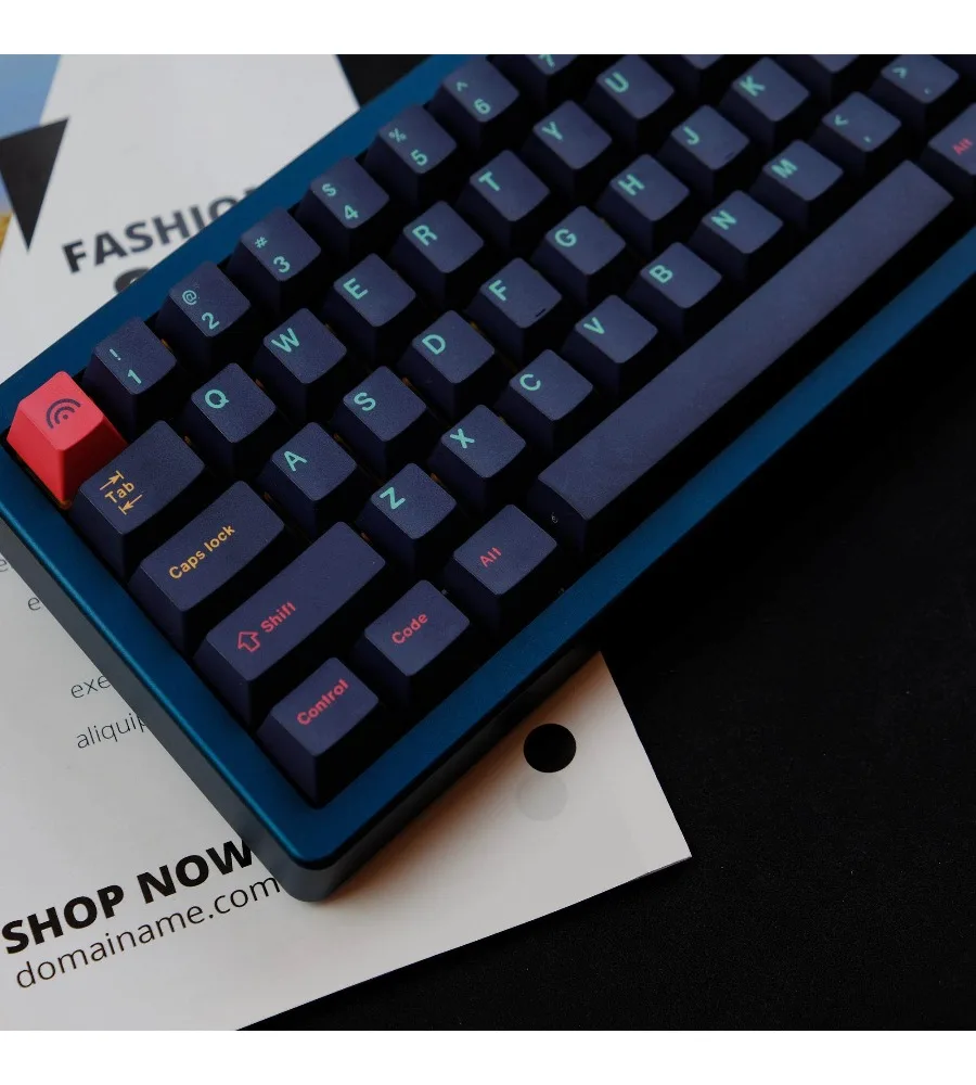 Keycap Personality Sublimation Adaptation A variety of games Adaptation Mechanical keyboard Keycap 129 keys PBT material