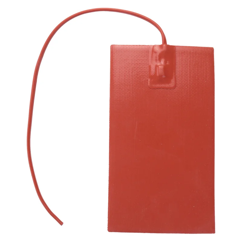 A48P-2X 12V 13X23CM Car Silicone Heating Pad Engine Cylinder Block Hydraulic Oil Tank Heating Plate Water Tank Heating Pad