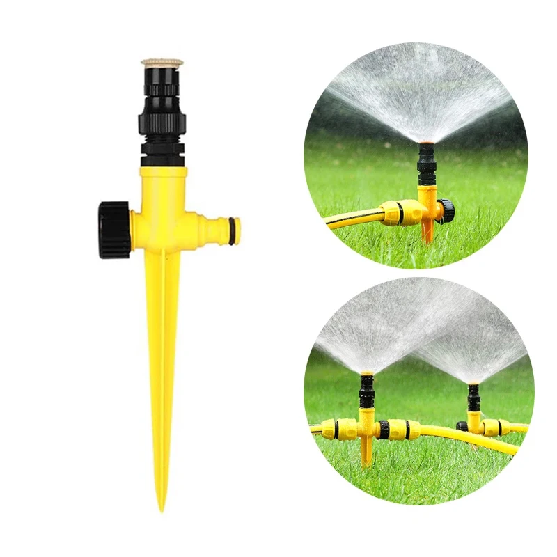 

360 Degree Automatic Sprinkler Lawn Irrigation Head Adjustable Sprinkler Roof Cooling Sprinkler Industrial Garden Supply Easy