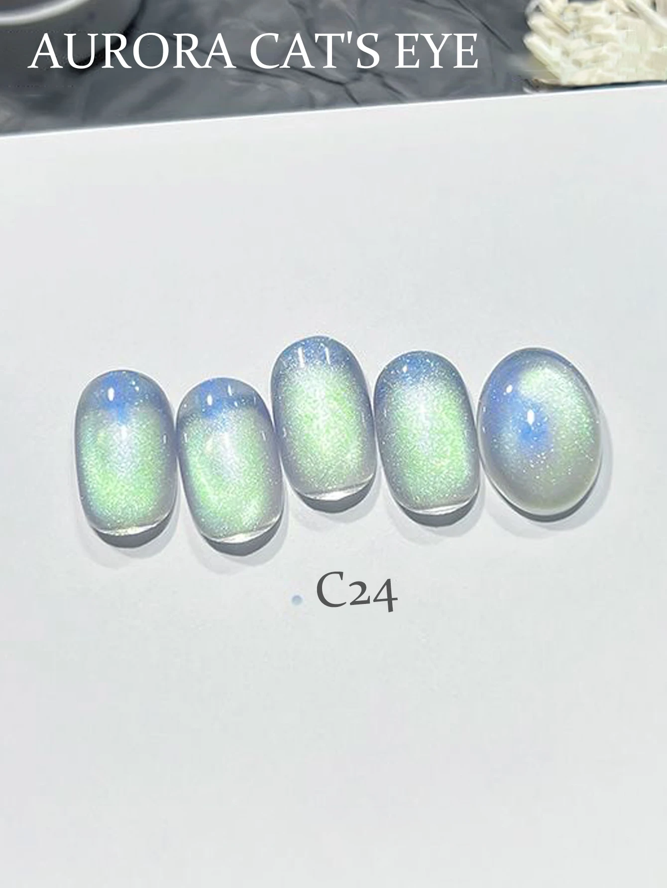 

hot cakes 1/9PCS Nail Art Super Sparkling Dopamine Colorful Dreamy Aurora Cat Eye Crystal Light Therapy Gel Semi-Permanent Nail