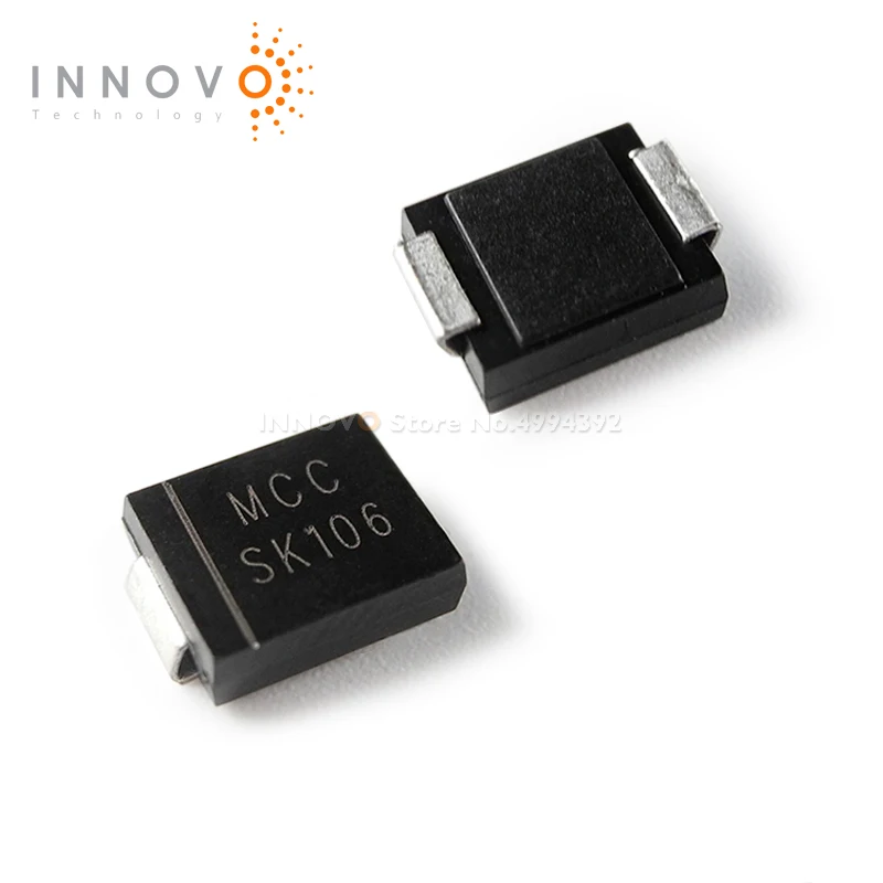 10pcs/lot SK106-TP SK106 DIODE SCHOTTKY 60V 10A DO-214AB IC CHIP New original