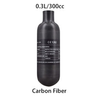 ALSAFE 300BAR/4500PSI 0.3L Carbon Fiber Cilindro M18*1.5 Scuba CO2 Soda Water Air Tank Diving Aquarium Gas Cylinder Matte