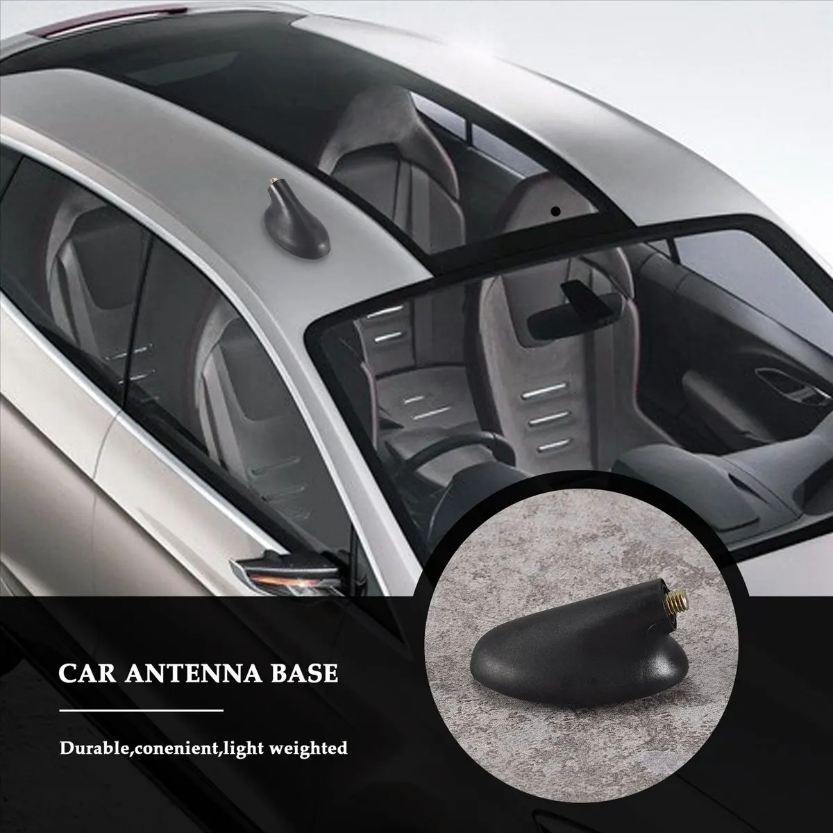 #06U (Black)aerial antenna base for Ford Focus 1989 to 2011 C-MAX,Automotive Parts & Accessories