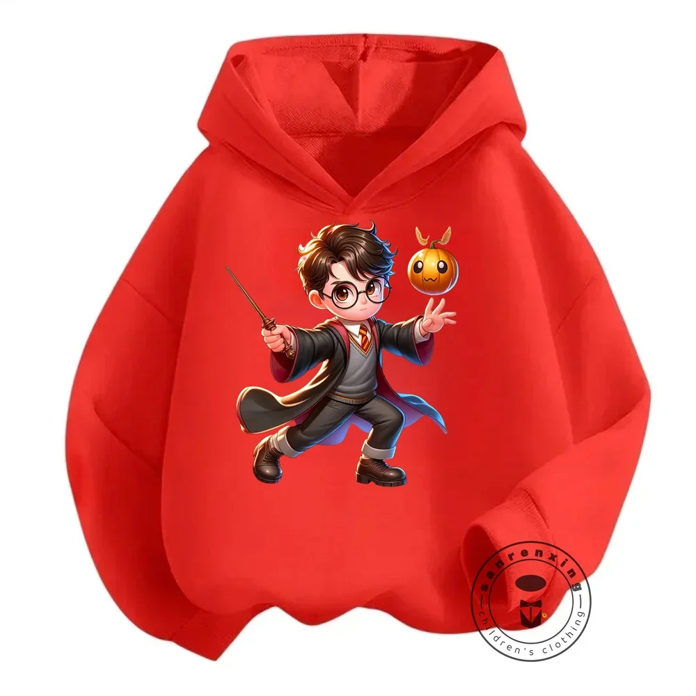 Back to Hogwarts in Style Fashion Harry Potter Sweatshirts for Boys Girls Featuring Adorable Q-Version Artwork in Kawaii Design