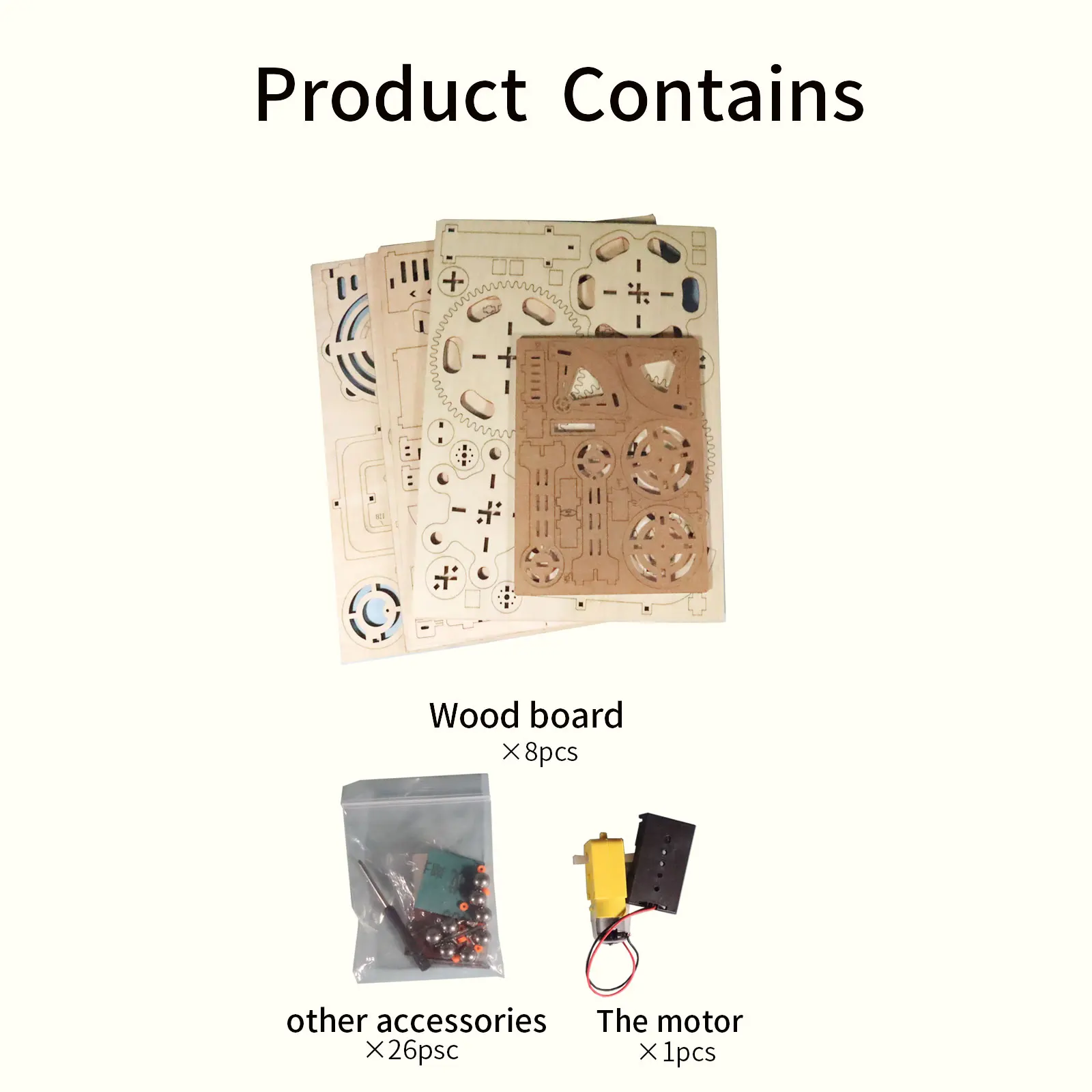 Electric 3D Wooden Puzzles Marble Run Model Kits Brain Teaser Puzzle DIY Handmade Christmas Gift
