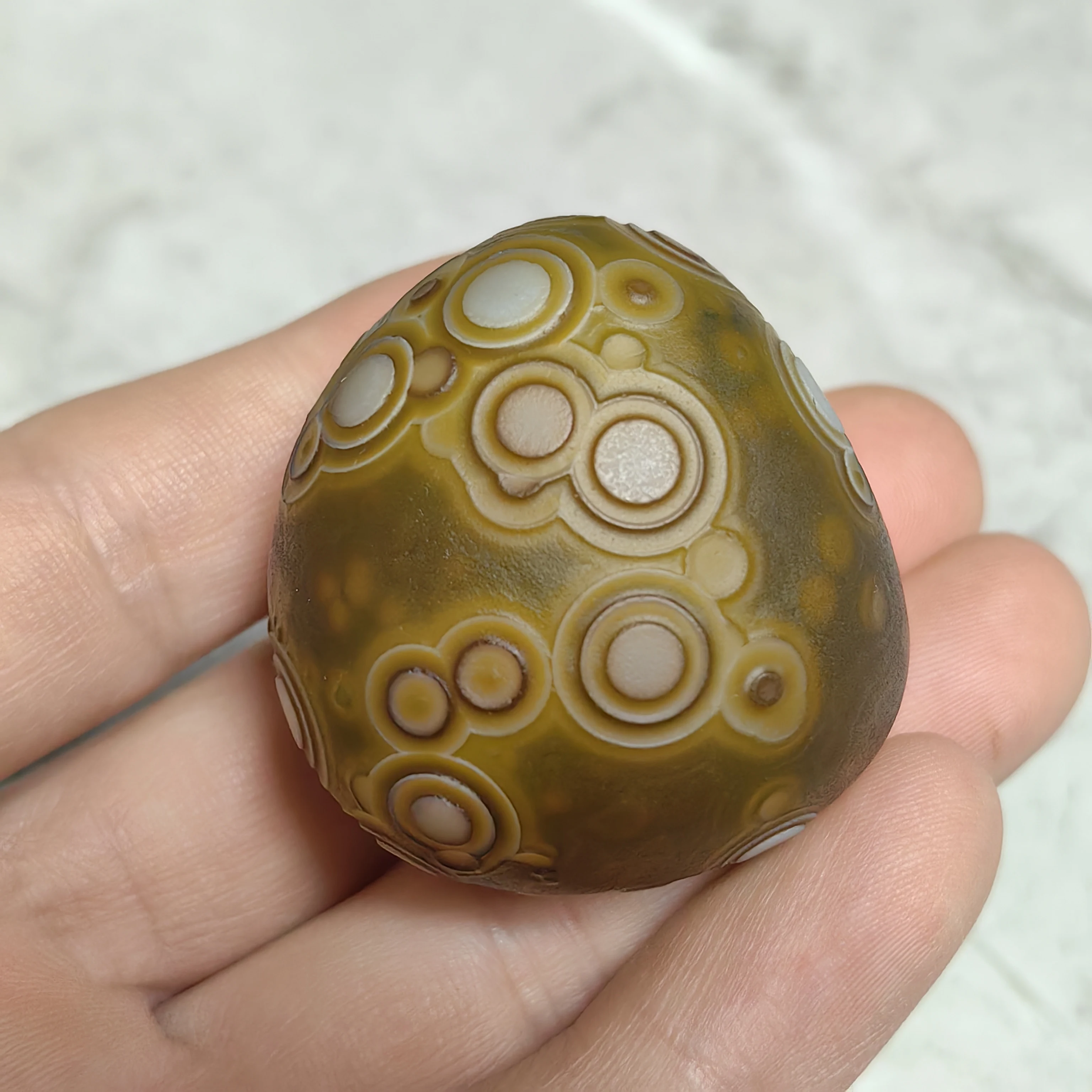 Unprocessed Divine Eye Agate Natural Sardonyx Crystal for DIY Jewelry Making, Meditation, Wealth Attraction & Spiritual Defens