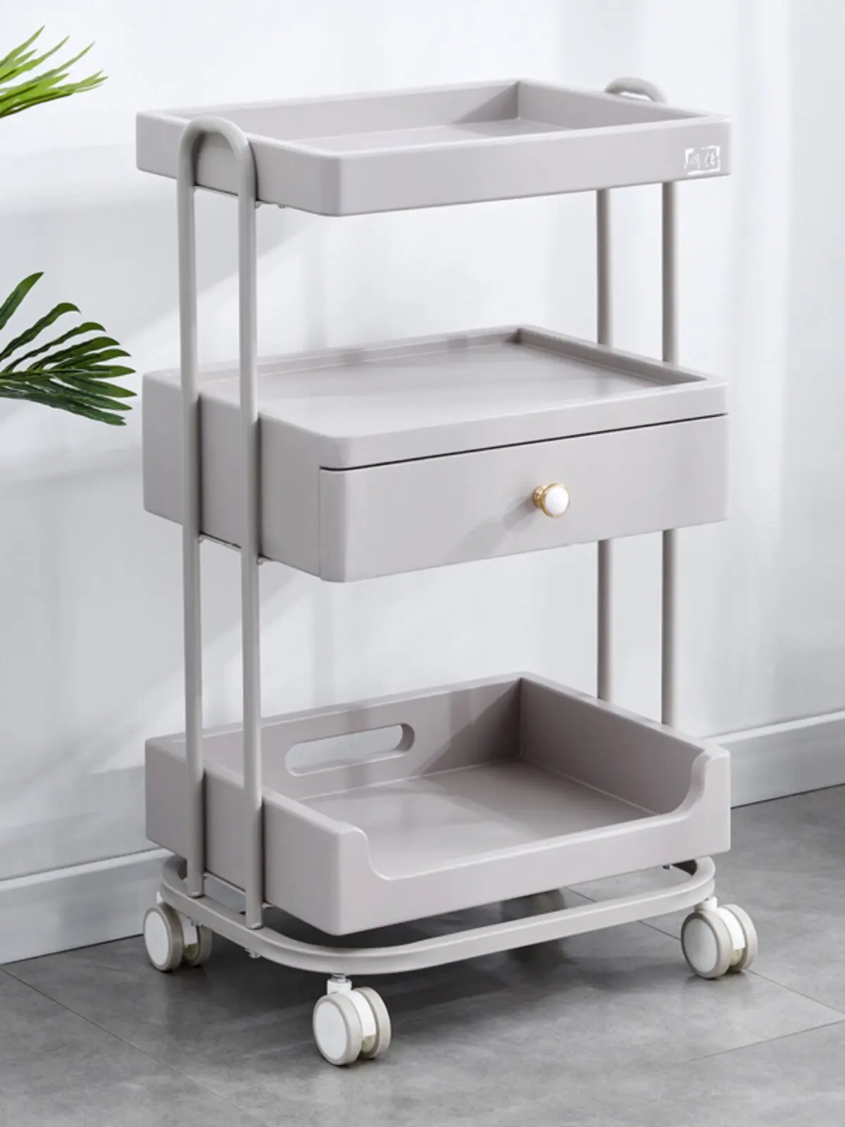 High-end Beauty Trolley for Beauty Salon, Mobile Drawer Storage Rack, Tattoo SPA Nail Trolley
