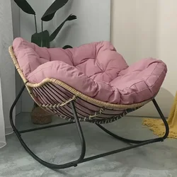 Internet Celebrity Rocking Chair Household Living Room Rattan Recliner Small Apartment Lunch Break Balcony Adult Rocking Chair