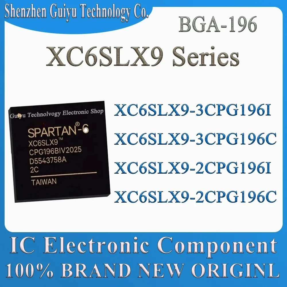 

Микросхемы XC6SLX9-2CPG196C, XC6SLX9-2CPG196I, XC6SLX9-3CPG196C, XC6SLX9-3CPG196I, 2CPG196C, 2CPG196I, 3CPG196C, XC6SLX9 BGA-196