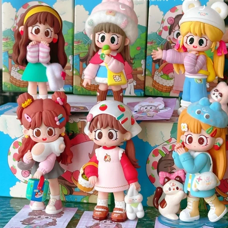 Milay Happy Formula Series Figura anime Kawaii Scatola cieca Scatola misteriosa Ragazze Sorpresa Decorazione desktop Raccogliere giocattolo Regalo autentico
