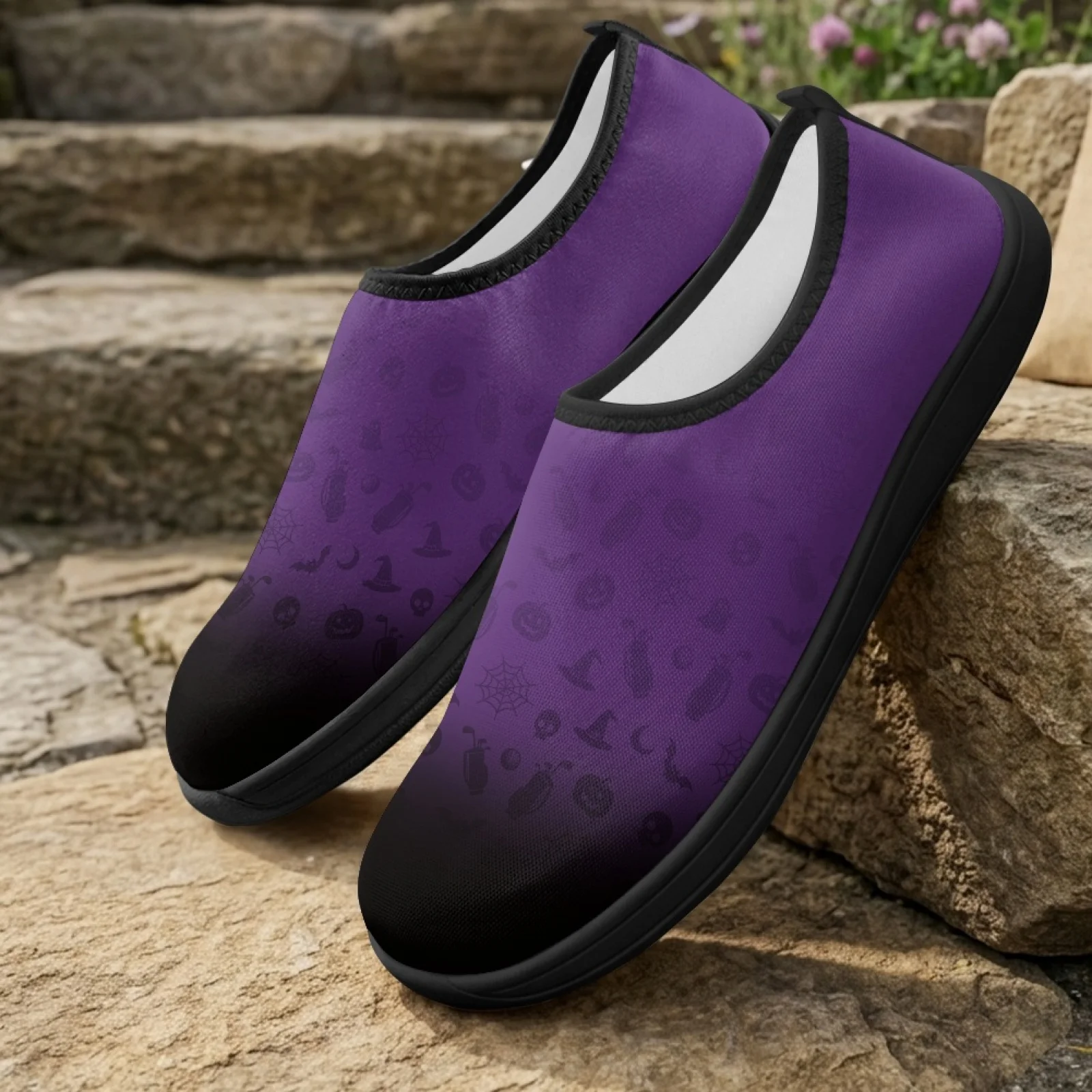 PENSTROLL Halloween Spooky 2026 Trending Casual Flats Hike Footwear for Middle Age Non Slip Casual Shoes